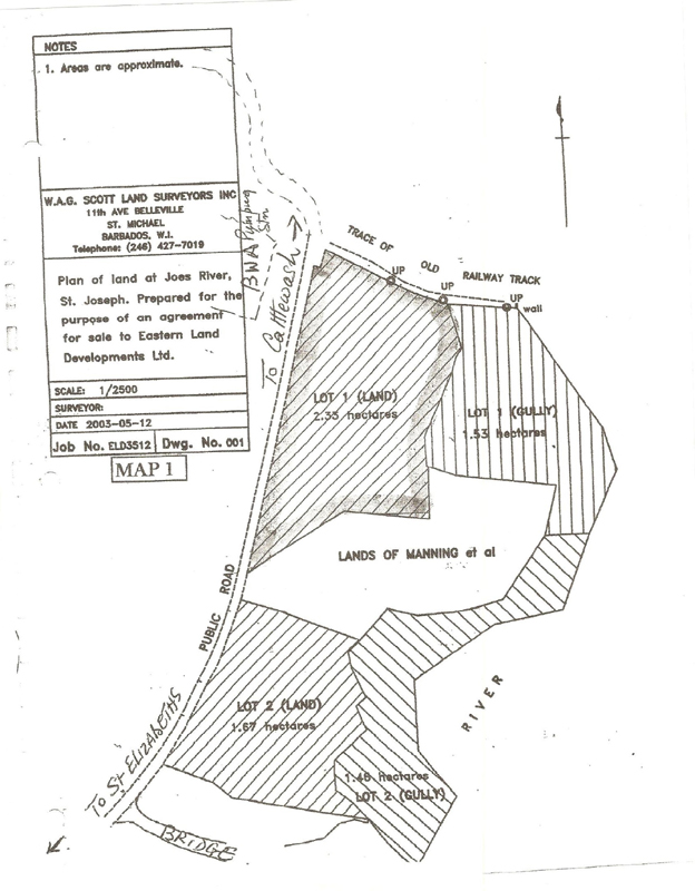 For Sale Joes River Land Development, St. Joseph, Barbados Land Barbados Property for Sale at