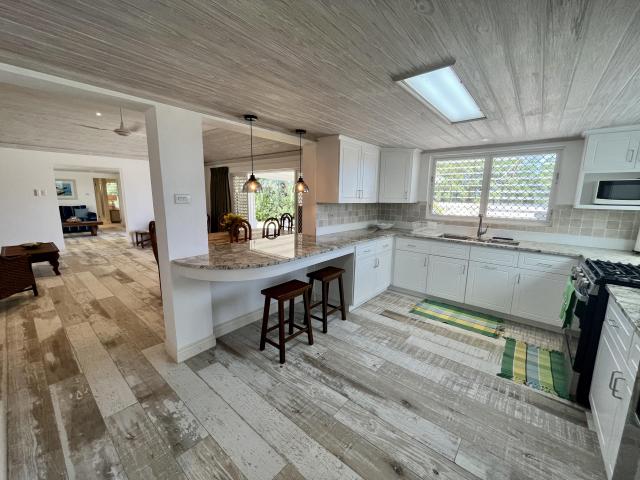 Paradise Point Oceanfront Home For Sale In Barbados Kitchen