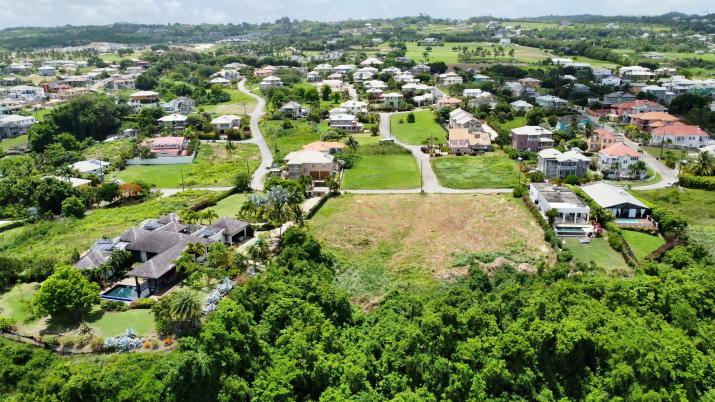 St. Silas Lot 113 Land For Sale In Barbados Aerial Inland