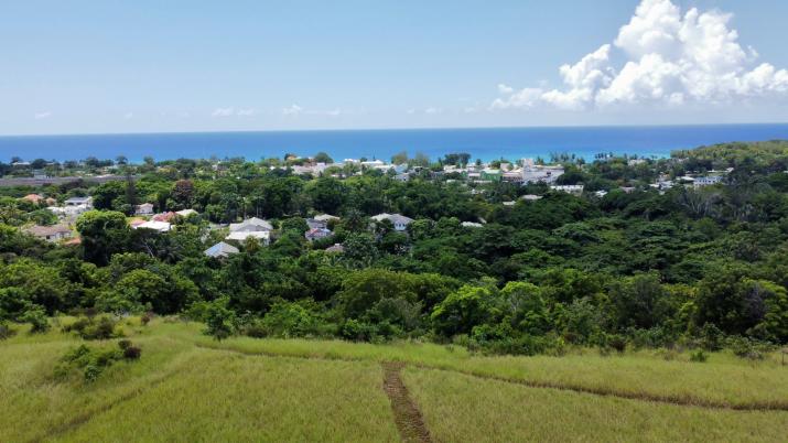 Lascelles Land For Sale Holetown Barbados Aerial Ocean View