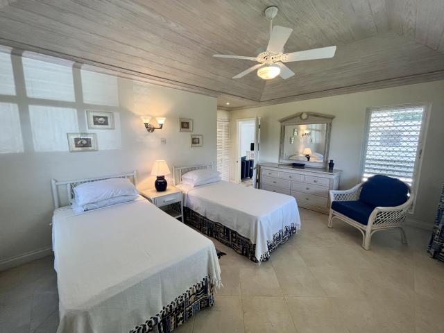 Paradise Point Oceanfront Home For Sale In Barbados Bedroom 2 With Twin Beds