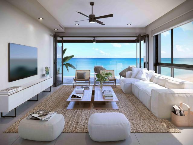 Unit 101 Allure Barbados For Sale Living Room with Ocean View