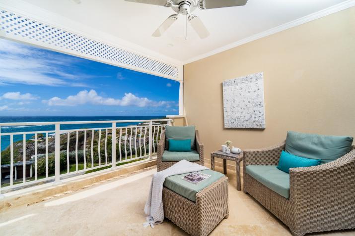 The Crane Residences Barbados Unit 5252 For Sale Master Bedroom Balcony