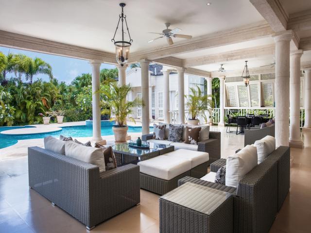 Westland Heights #8 Barbados For Sale Covered Patio and Pool