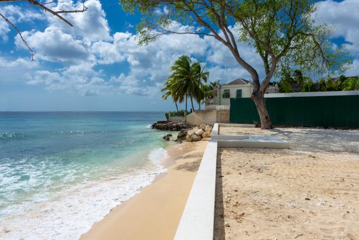 Bend Land Beachfront Land For Sale Barbados Ocean View and Retaining Wall