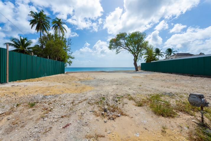 Bend Land Beachfront Land For Sale Barbados Lot View to Ocean
