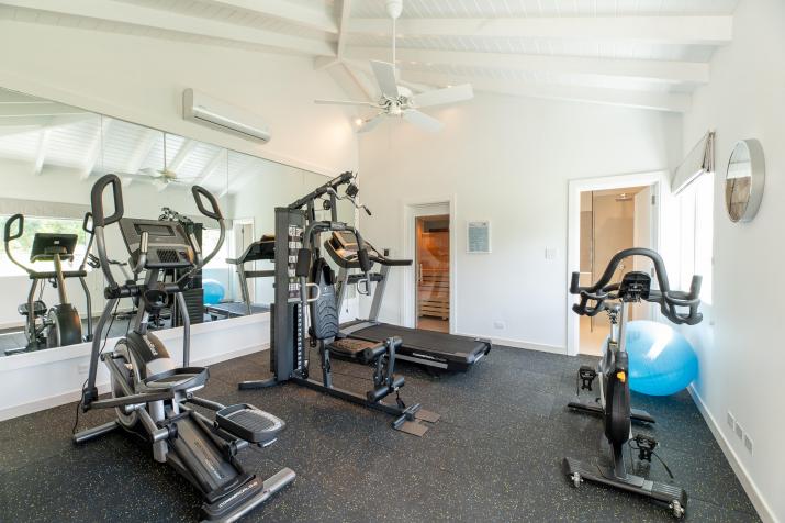 Blue Oyster Villa Barbados For Sale Private Gym