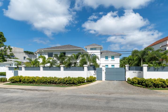 Blue Oyster Villa Barbados For Sale Property View From The Road