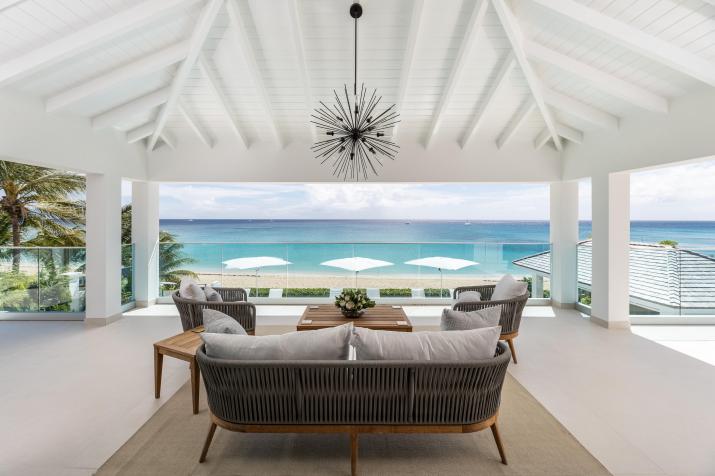 Blue Oyster Villa Barbados For Sale Master Bedroom Patio