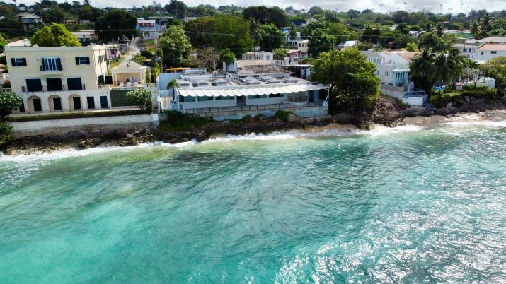 Siesta Beachfront Commercial Land For Sale Barbados Aerial 4