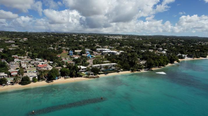 Carlton Villa Barbados For Sale Aerial shot