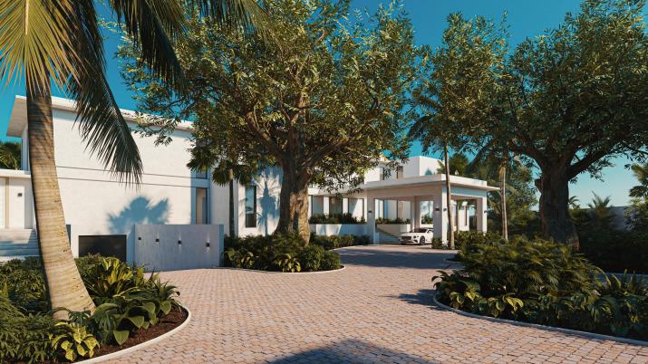 Carlton Villa Barbados For Sale Driveway
