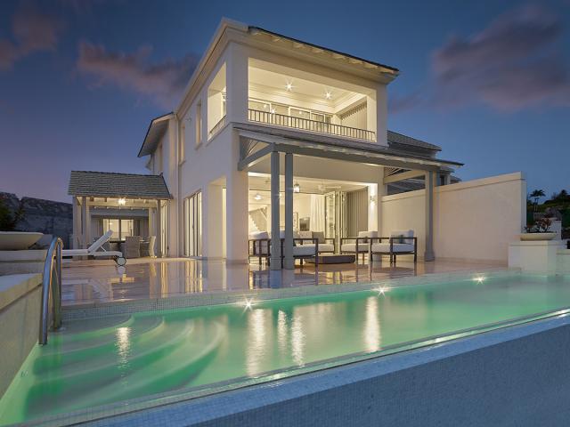 Apes Hill Courtyard Villa #17 Barbados For Sale Exterior Dusk