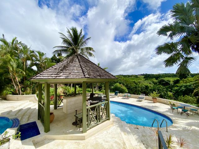 Westmoreland #3 Windrush Barbados For Sale Patio Pool and Jacuzzi