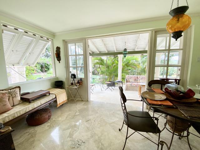 Westmoreland #3 Windrush Barbados For Sale Breakfast Nook and Patio