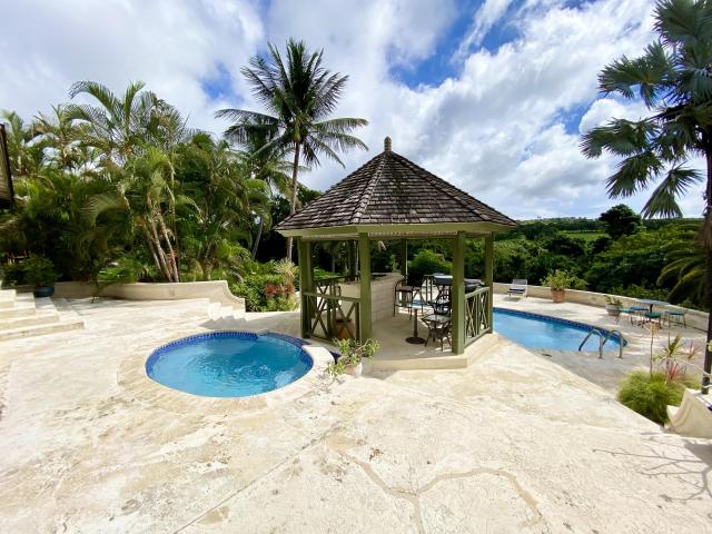 Westmoreland #3 Windrush Barbados For Sale Pool Deck and Gazebo
