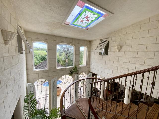 Westmoreland #3 Windrush Barbados For Sale Upper Staircase and Skylight