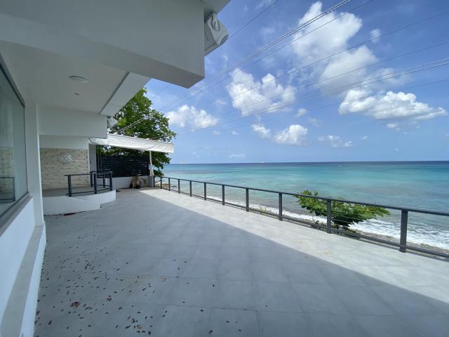 Siesta Beachfront Commercial Land For Sale Barbados Patio with Ocean View