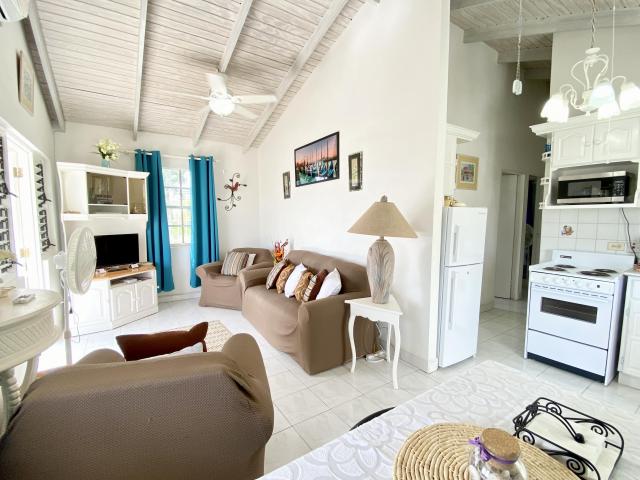 146 Heywoods Barbados Double Apartment For Sale Upstairs Open Plan Living Room and Kitchen