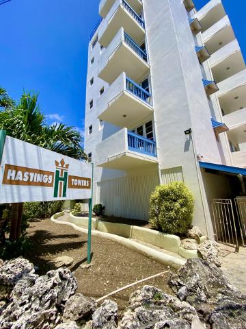 Hastings Towers Barbados 2 Bedroom Penthouse 6A Condo For Sale Front Signage