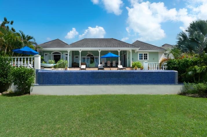 Villa Irene 4 Bedroom Home For Sale In Barbados View of House from Front Garden