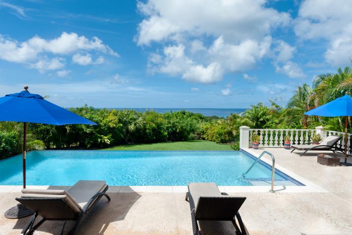 Villa Irene 4 Bedroom Home For Sale In Barbados View of Ocean over Pool