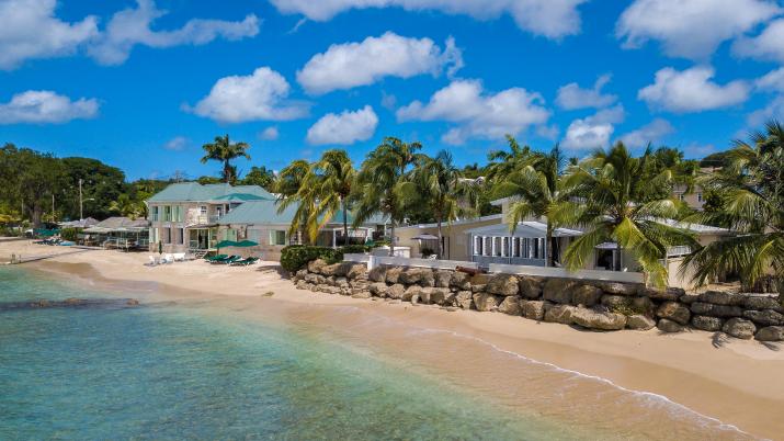 For Sale Little Good Harbour House Barbados Aerial Show Down Beach