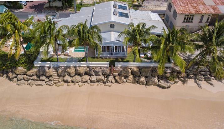 For Sale Little Good Harbour House Barbados Aerial View of The Property
