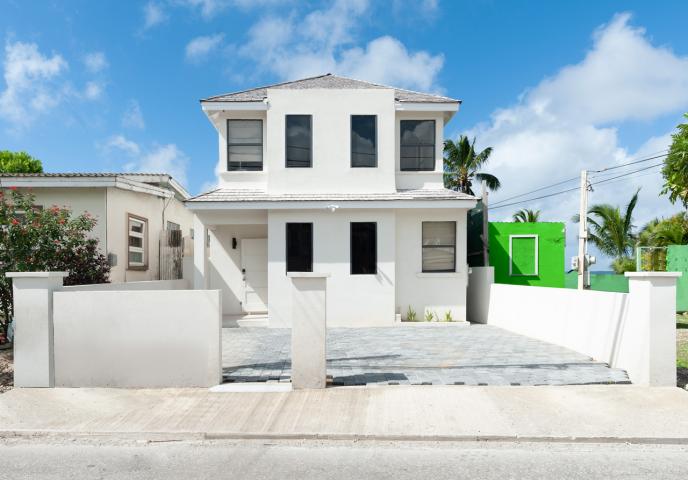 Mullins Reef Villa For Sale Barbados Road View of The Property