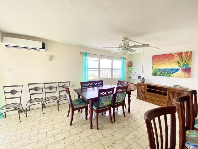 Hastings Towers Barbados 2 Bedroom Penthouse 6A Condo For Sale Dining Room