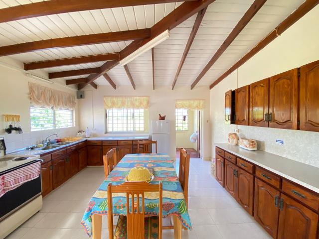 Ocean Manor and Apartments Silver Sands Barbados For Sale Main House Kitchen