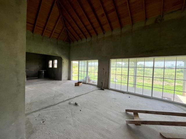 #34 Ruby St. Philip Barbados For Sale Internal Shot Unfinished Living Room