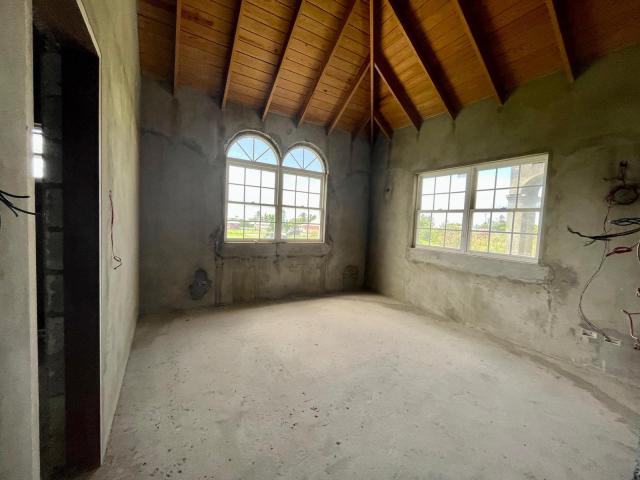 #34 Ruby St. Philip Barbados For Sale Internal Shot Unfinished Bedroom