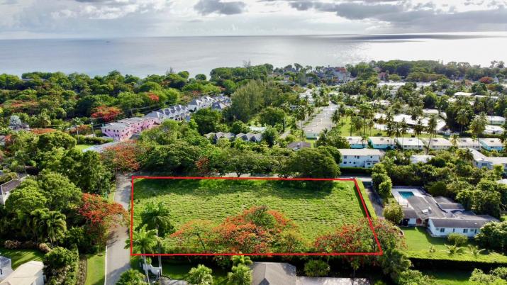 Lot 161 Harbin Alleyne Road Land For Sale In Barbados Aerial Shot View To Ocean