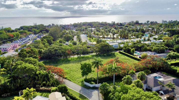 Lot 161 Harbin Alleyne Road Land For Sale In Barbados Aerial Shot View Of Ocean and Holetown