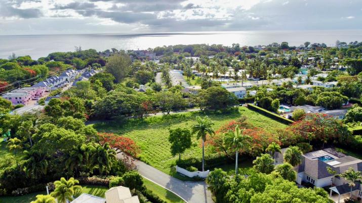 Lot 161 Harbin Alleyne Road Land For Sale In Barbados Aerial Outline To West Coast