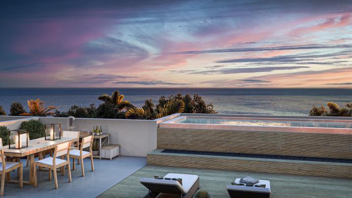 Alora Two Bedroom Condo Lower Carlton Barbados For Sale Ocean View Roof Deck