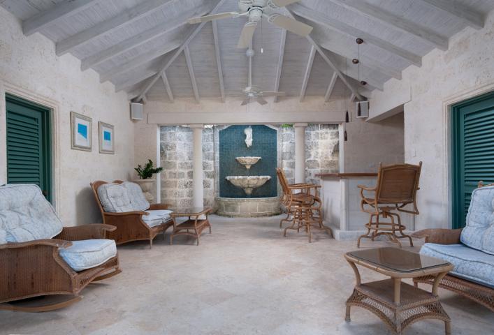 For Sale Sundial House Sandy Lane Barbados Sitting Room