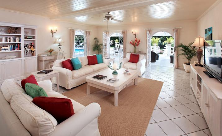 Vistamar Sandy Lane Estate Barbados For Sale Living Room