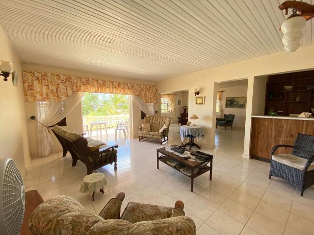 Ocean Manor and Apartments Silver Sands Barbados For Sale Main House Living Room