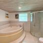 Banff Springs Sandy Lane Barbados Master Bathroom With Tub and Shower