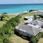 Paradise Point Oceanfront Home For Sale In Barbados Aerial View of Ocean Over Roof