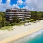 Unit 503 Allure Barbados For Sale Beach and Building Rendering