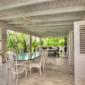 Clifton Hall Barbados For Sale Outdoor Patio and Dining