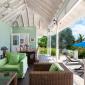 Villa Irene 4 Bedroom Home For Sale In Barbados Covered Patio Outside Living Room
