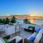 Nirvana Barbados Beachfront For Sale Roof Terrace Sunset
