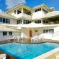 Petros Villa Barbados For Sale View From Ocean Looking Over Pool to House
