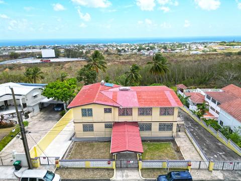 South Ridge #25 Barbados For Sale Aerial View with Ocean to South