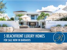 5 Beachfront Luxury Homes for Sale in Barbados